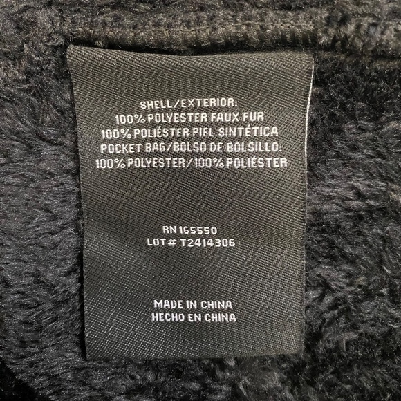 32 Degrees Ladies' Plush Jacket, Black, Super Soft, Small NWT - Picture 15 of 16